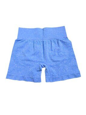 NWOT | Heather Blue High-Waisted Seamless Scrunch Butt Lifting Shorts | Med